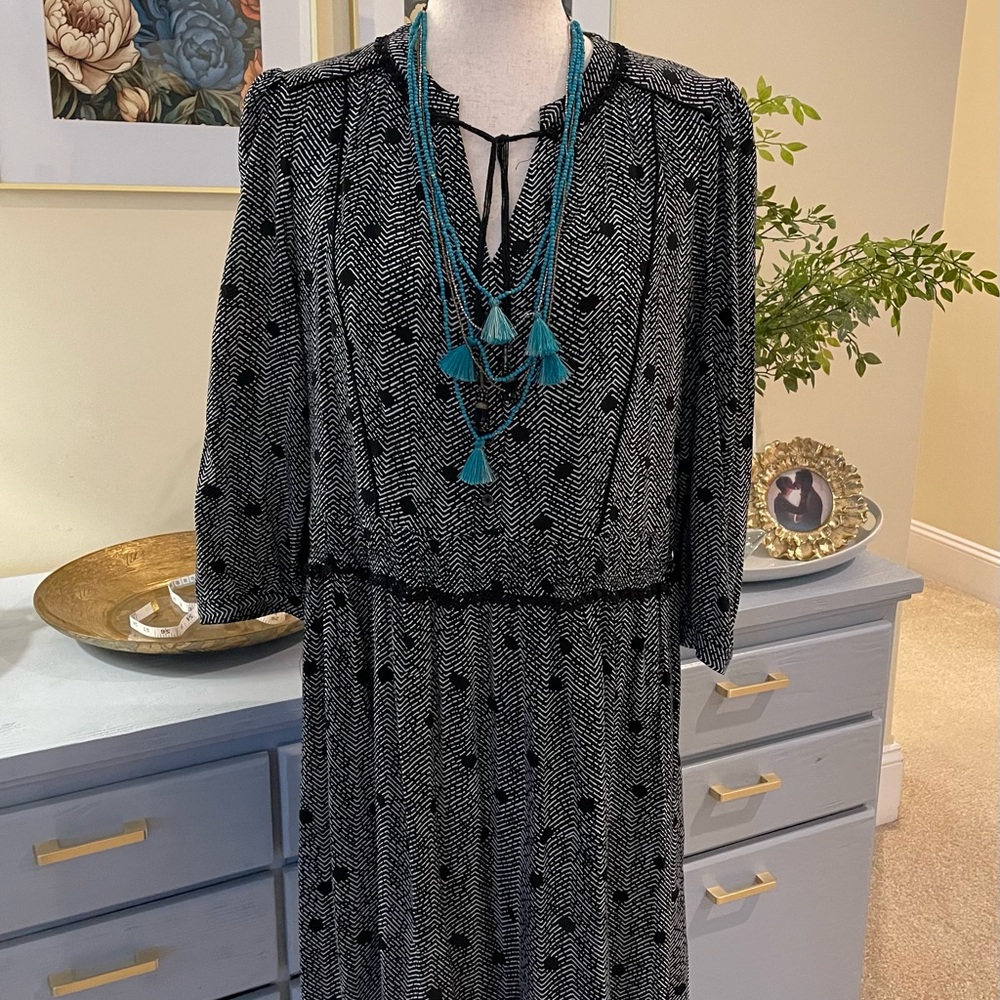 Anthropologie Maeve Galen Midi Dress, size Medium.
